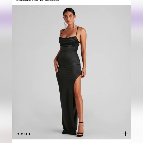 Luna Formal High Slit Dress - Picture 4 of 7